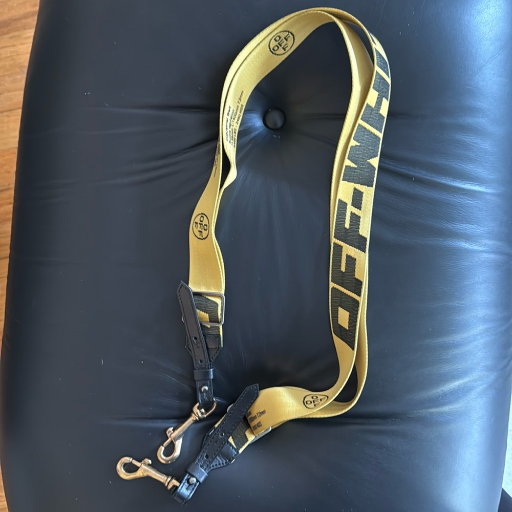 Off-White Yellow Bag Strap